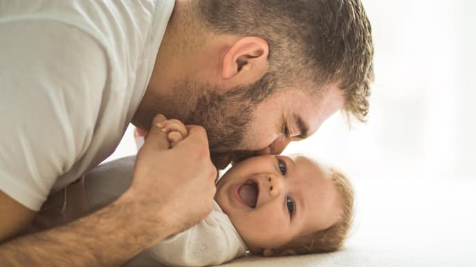 Papa Baby gesünder glücklich 