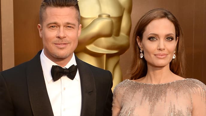 Brad Pitt und Angelia Jolie