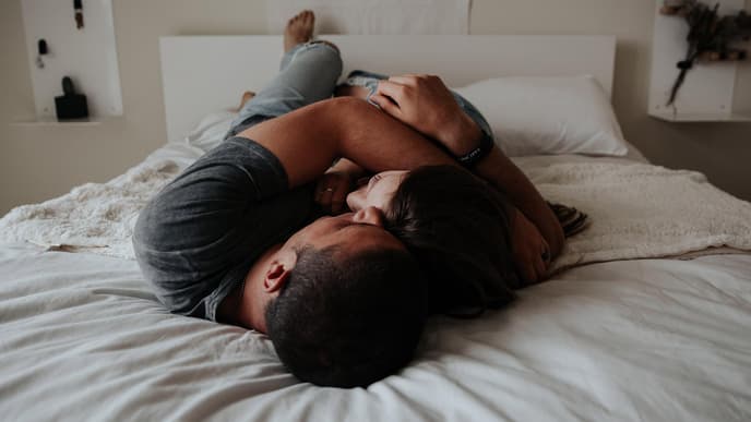 Kuschelposition-Studie