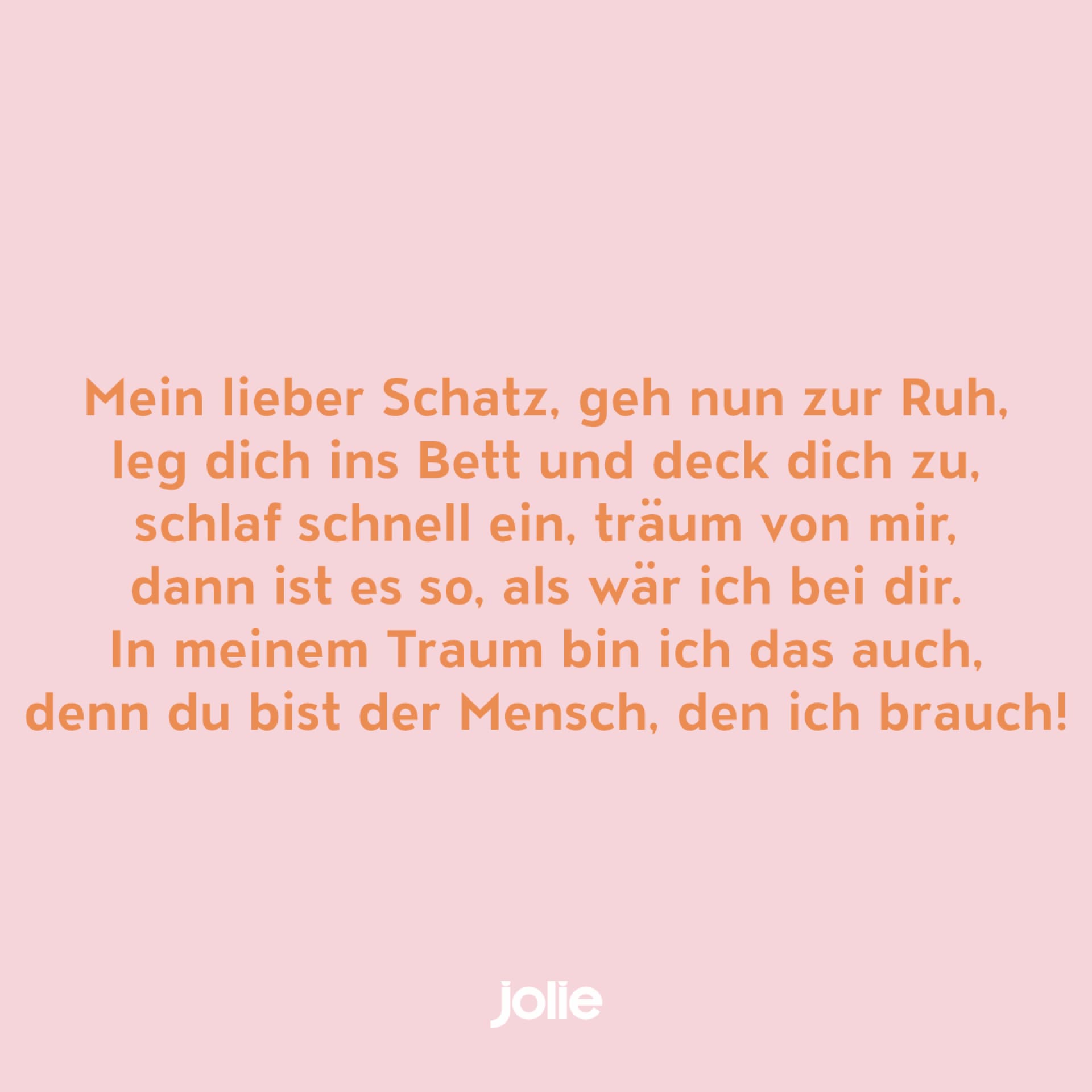 Gute Nacht mein Schatz Sprüche