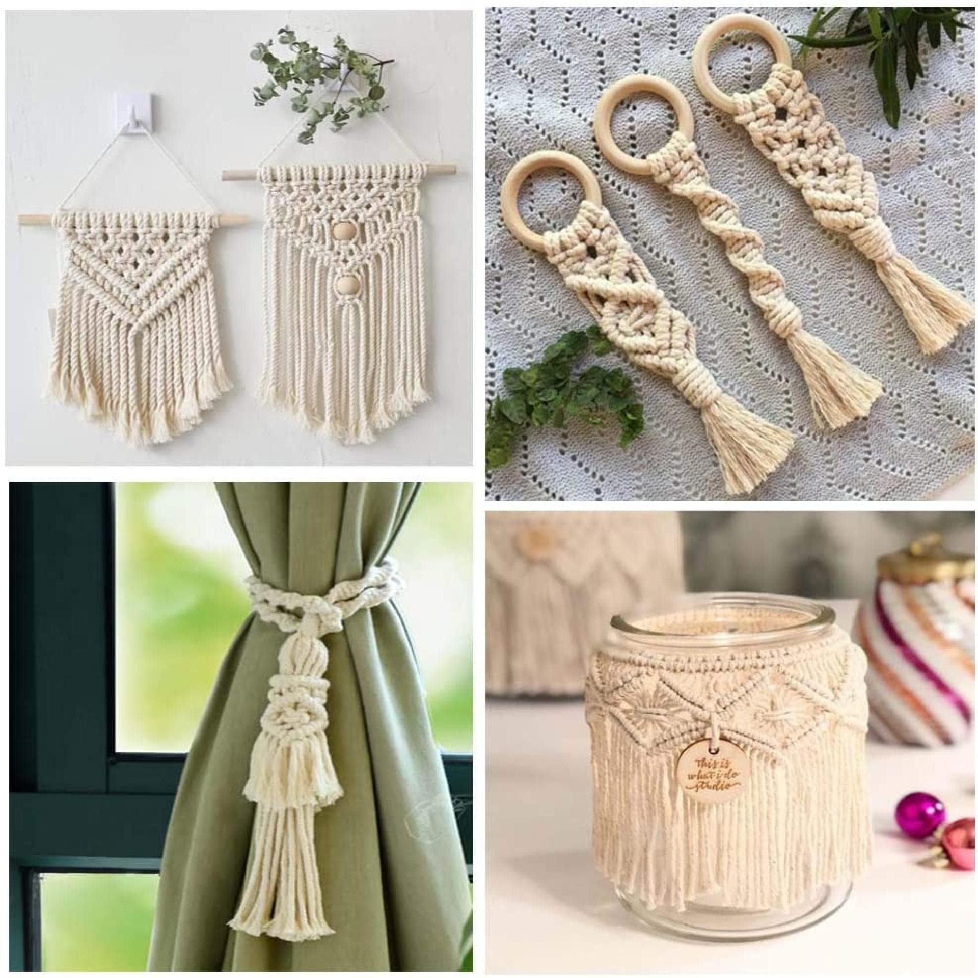 Muttertagsgeschenke basteln Makramee Muttertagsgeschenke basteln Makramee