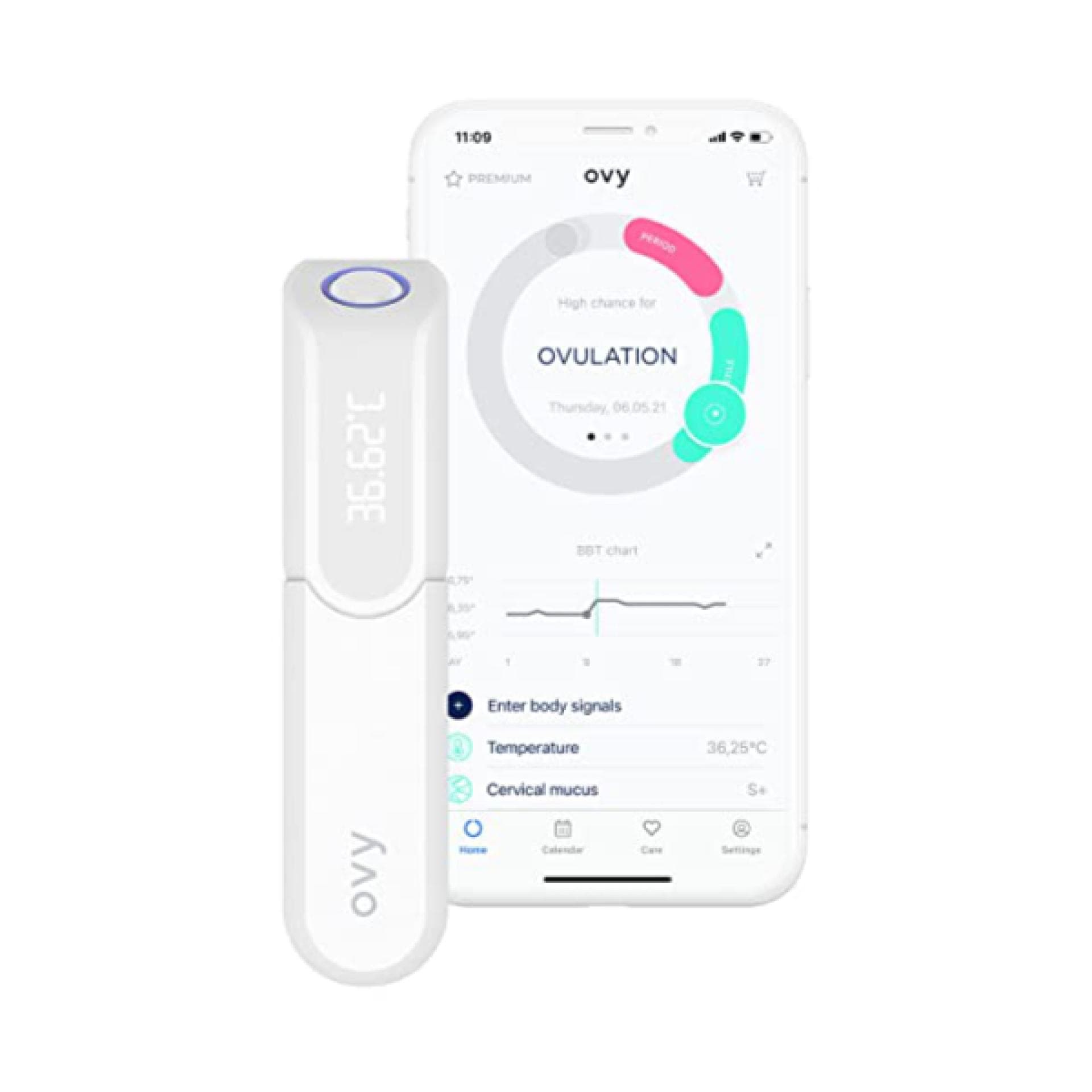 Ovy Bluetooth Basalthermometer Ovy Bluetooth Basalthermometer
