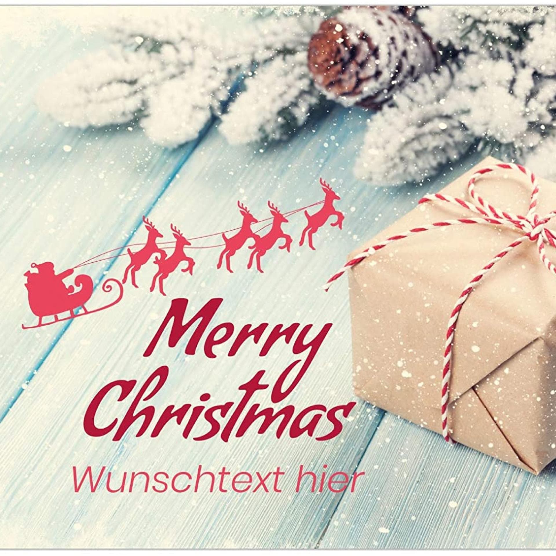 Weihnachtskarte XXL