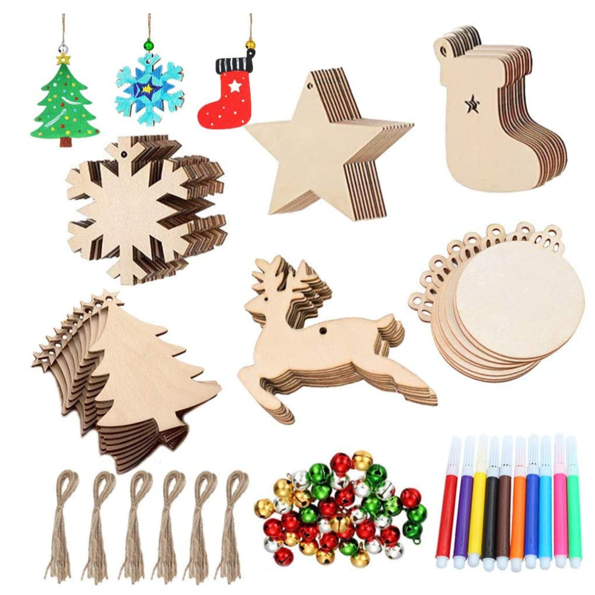 Weihnachtsbaum Anhänger Holz