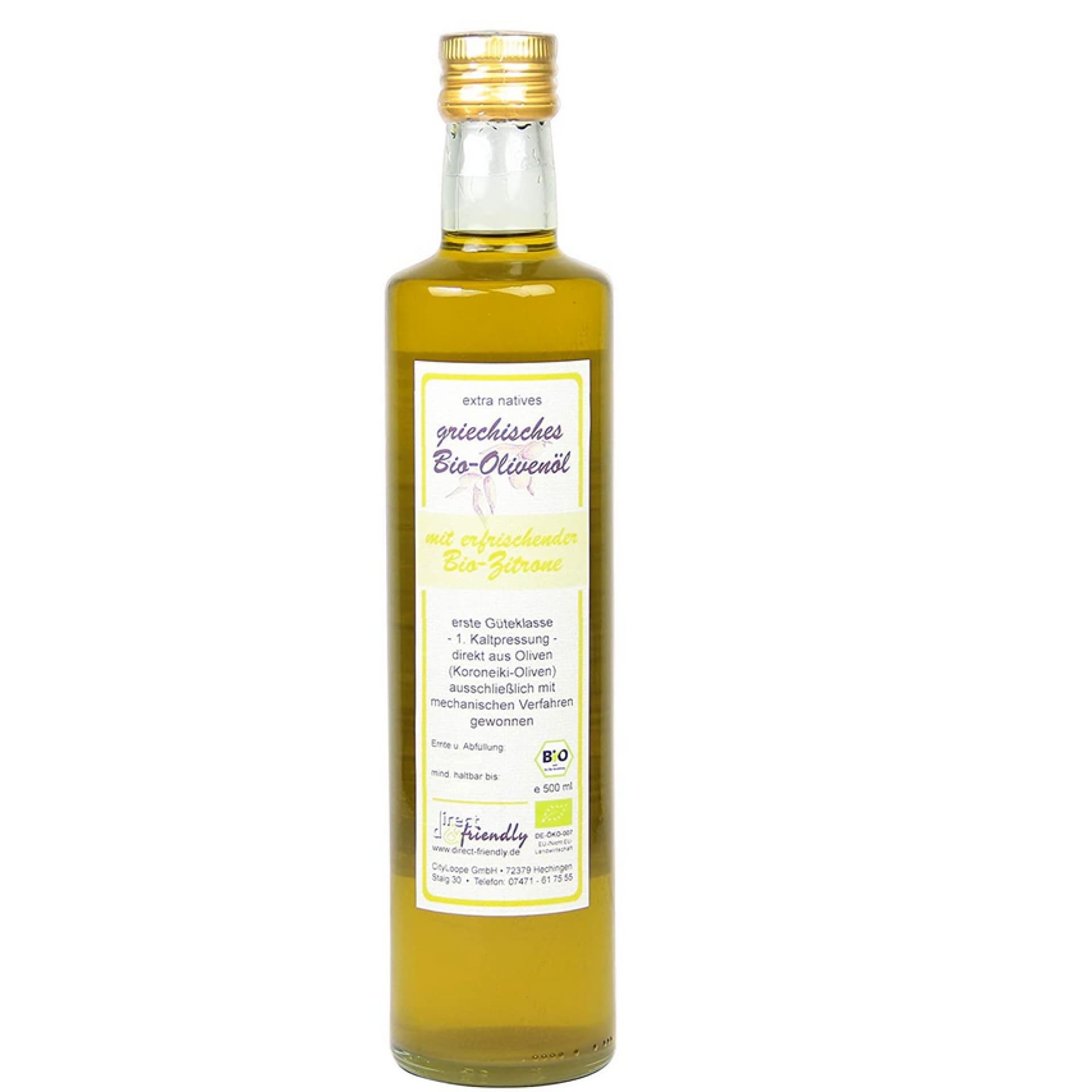Olivenöl mit Zitrone