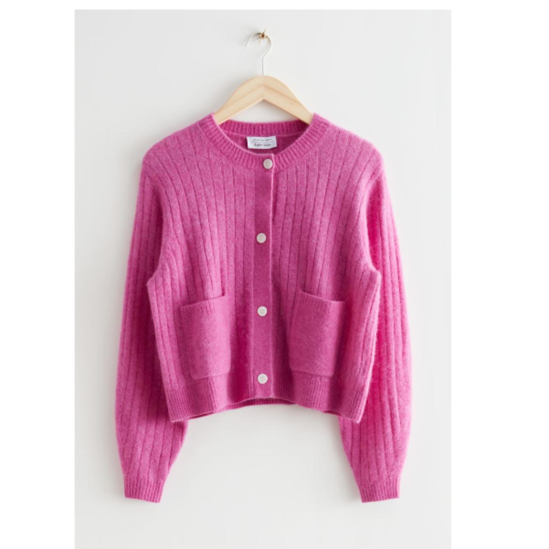 Cardigan &Other Stories pink
