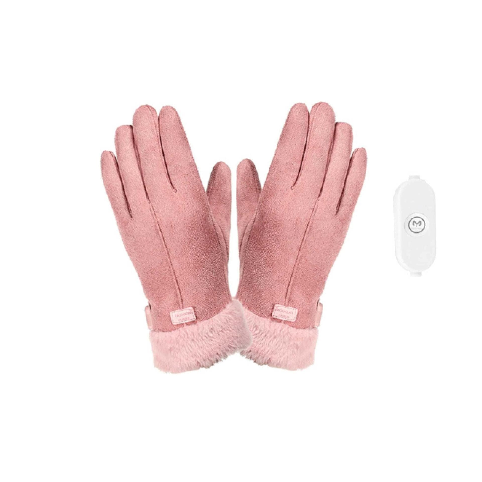 Beheizbare Handschuhe rosa