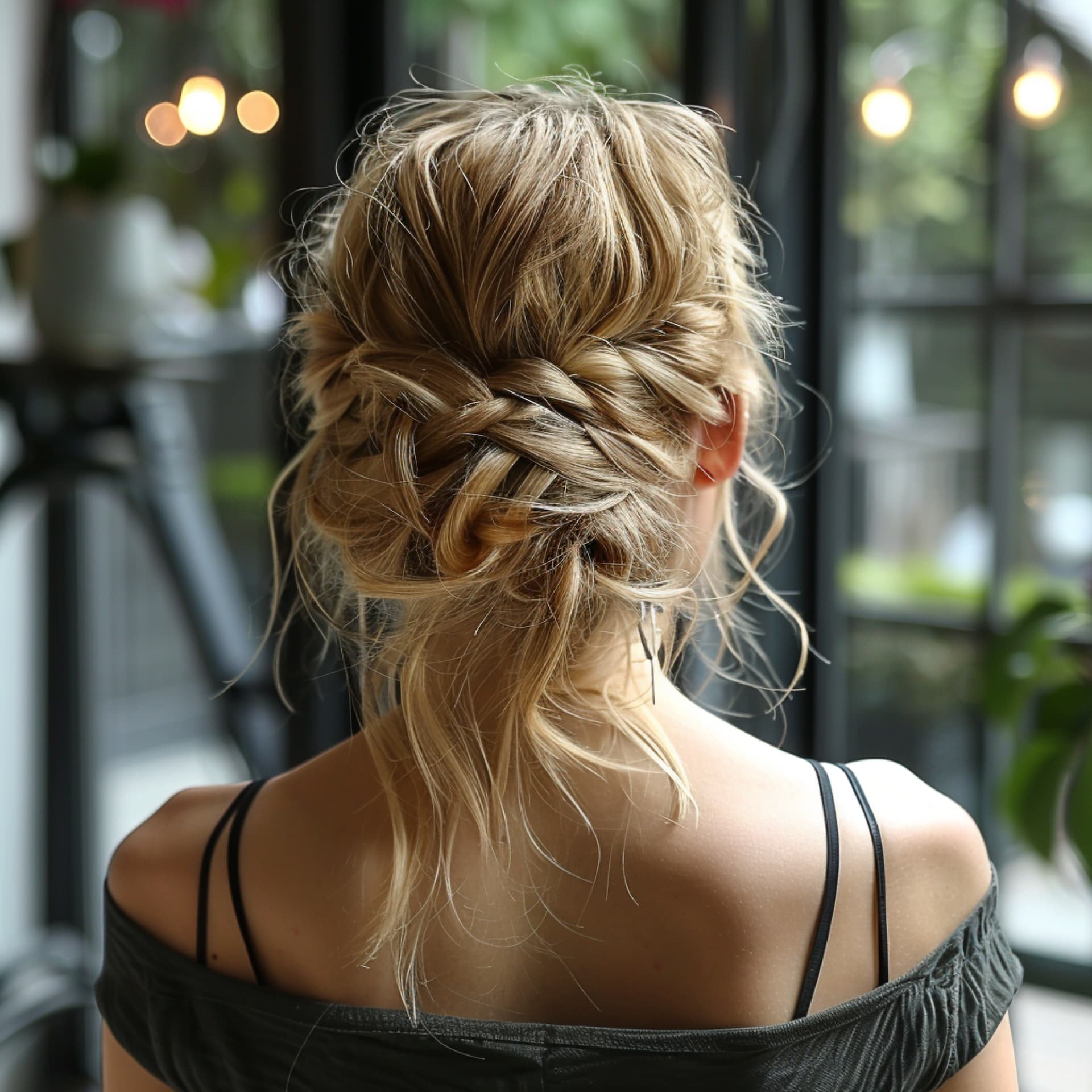 Brautfrisur schulterlange Haare