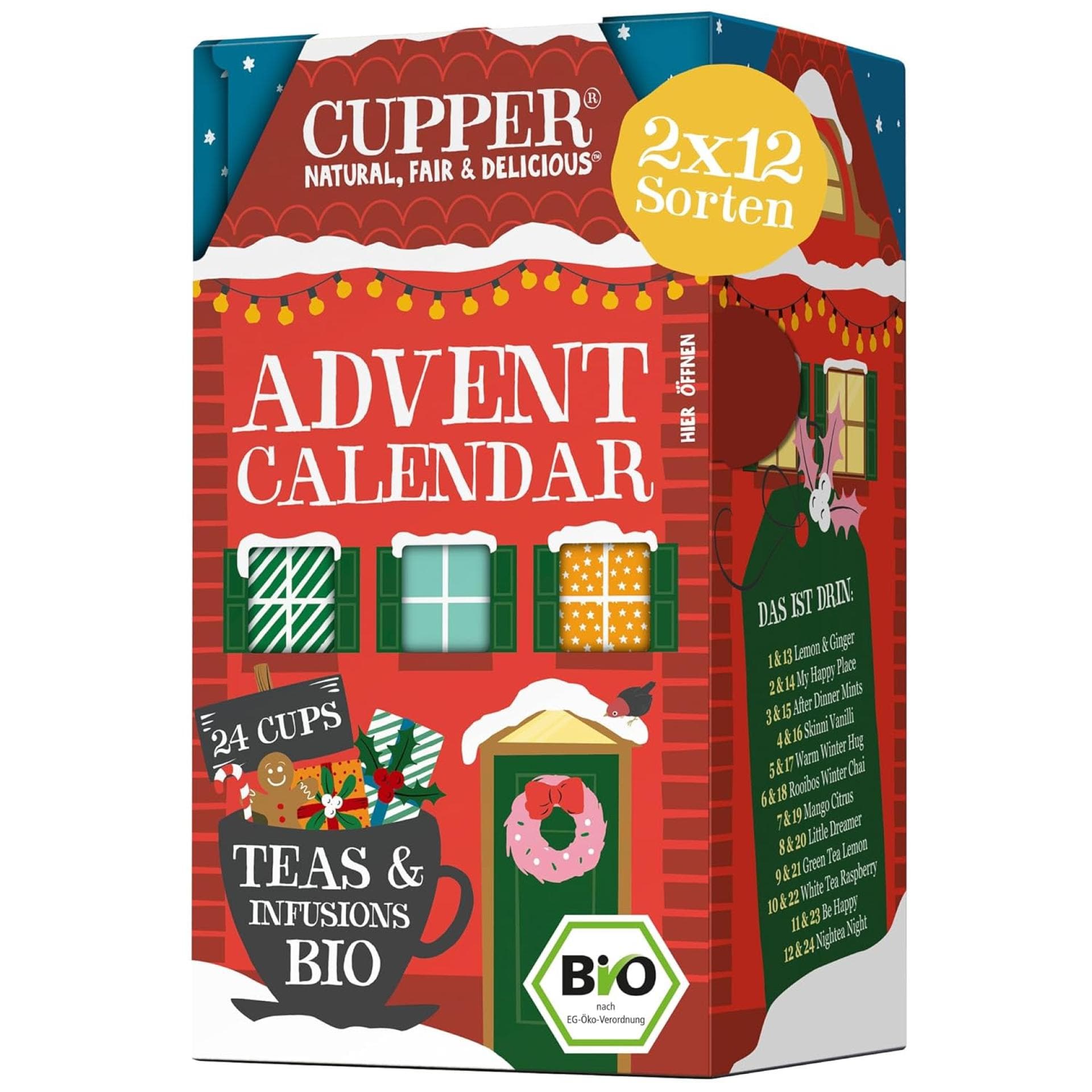 Cupper Bio Tee Adventskalender Cupper Bio Tee Adventskalender