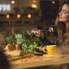 Frau beim Essen