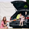 Herogin Kate mit Charlotte und Louis