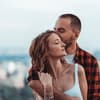 Online Dating Liebespaar