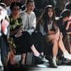 Lourdes in der ersten Reihe einer Fashion Show in New York