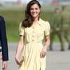 Herzogin Kate Look gelbes Kleid