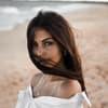 Frau am Strand