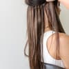 Frau mit Extensions