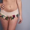 Intimbereich mit Blumen