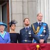 Die Royal Family auf dem Balkon