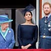 Queen Elizabeth, Meghan Markle und Prinz Harry