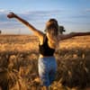 Horoskop Thema: Frau im Feld