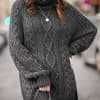 Strickkleid Herbsttrend