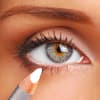 Weißer Eyeliner