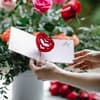 Valentinskarte mit Herz