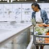 Supermarkt Tiefkühltruhe