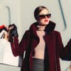 Frau beim Shoppen