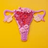 Uterus aus Blumen