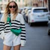 Gestreifter Pullover