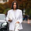 Outfit mit weißem Blazer