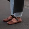 Rostbraune Ballerinas