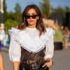 Bluse mit Kragen