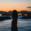 Frau Sonnenuntergang