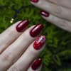Rote Weihnachtsnägel