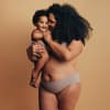 Frau mit Baby
