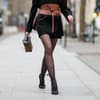 Strumpfhose mit Polka Dots