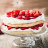 Torte mit Sahne