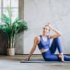 Frau beim Workout