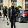 Xenia Adonts in Slim Pants