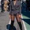 Graue Granny Panties