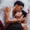 Pärchen im Bett