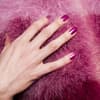 Metallic Pink Nails