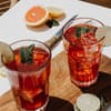 Roter Cocktail