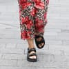Schwarze Sandalen