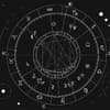 Horoskop Bild Zeichnung Sternzeichen schwarz weiß