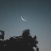 Mond am Nachthimmel