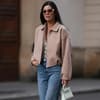 Beige Bomberjacke
