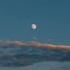 Mond am Himmel